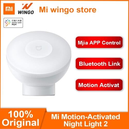 Xiaomi Mijia Night Light 2 Global BT Version Adjustable Brightness Infrared Smart Human Body &Light Sensor Work with Mi Home App