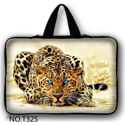 Golden Panther Laptop Sleeve 11" 12 13 14 15 15.6 inch notebook case Soft bag For Macbook Air Pro Retina Tablet