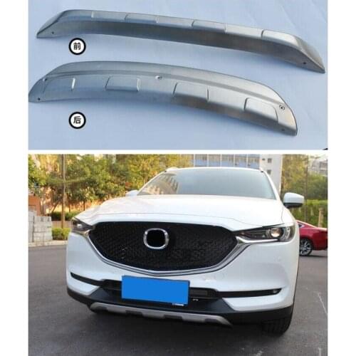 Stainless steel Car Front Rear Bumper Protector Guard Plate Fits For MAZDA CX-5 CX5 2017 2018 2019