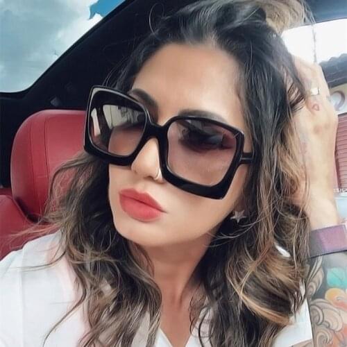 Hot Big Frame Sunglasses For Women Design Vintage Female Glasses Retro Eyeglasses Sun Glasses For Men gafas de sol WNBK88144