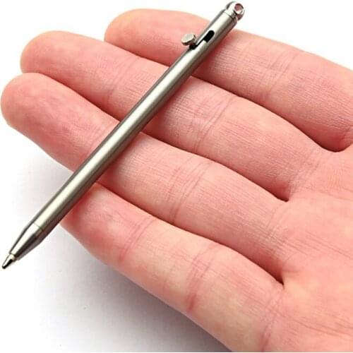 Portable Mini Titanium Pen EDC Gadget Equipment Personality Creative Signature Pen