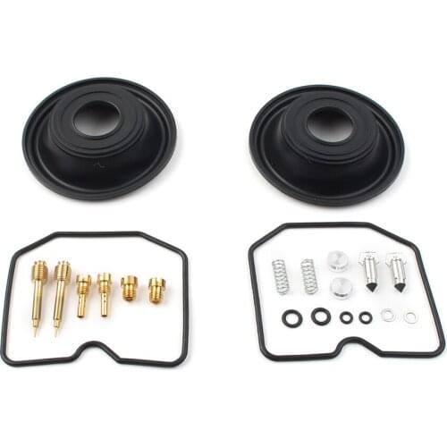 For Kawasaki N500C Vulcan 500 LTD 1996-2009 Carburetor Rebuild Kit Diaphragm Plunger Rubber