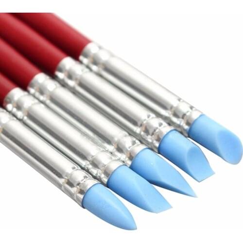 DecoratingTools Silicone Fondant Shaping Pen Brush Art Craft Clay Pottery Modeling Sculpture Sculpting Carver Carving Tools pen