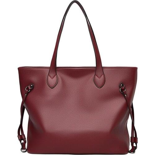 New Fashion Tote Bag for Women Large Capacity Simple Purses and Handbags Causal Solid Color Shoulder Crossbody Bags