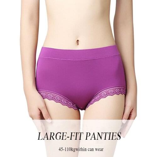 High waist Underpants plus size sexy lingerie panties women intimates accessories pink cotton seamless feminino clothing sets