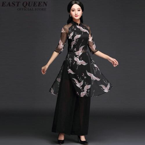 2018 New pantsuit women dress pant suits traditional japanese kimono dress summer cotton long kimono dress AA2183 YQ