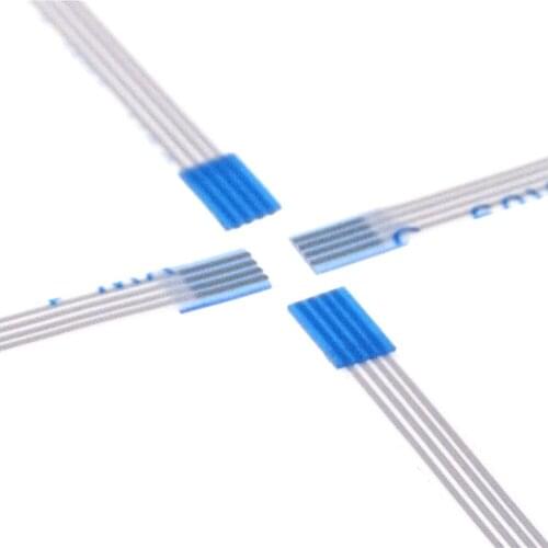 10pcs FPC FFC Flexible Flat Cable 4 PIN 0.5 mm pitch Same Sides Length 50 60 70 80 100 120 150 200 250 300 400 500 mm Type A