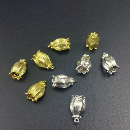 6pcs 8*14mm DIY handmade ornament accessories copper Hanging clock Pendant earing accessories