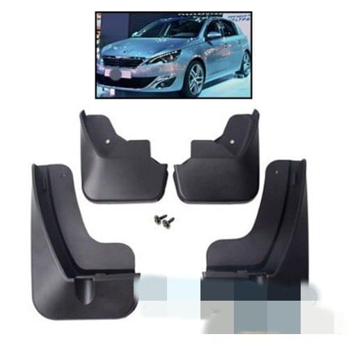 Auto Part Accessories FIT FOR PEUGEOT 308 MUDFLAPS MUD FLAP SPLASH GUARD MUDGUARDS FENDER