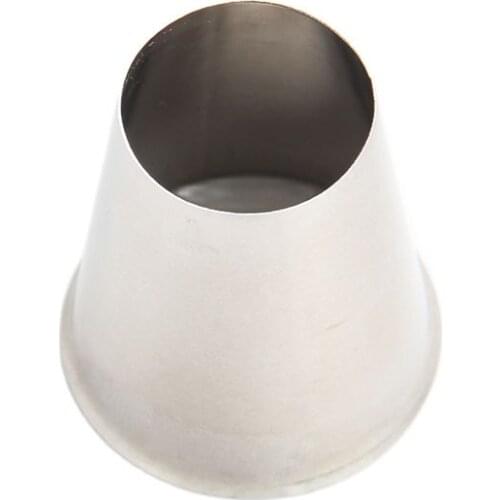 Free Shipping Stainless Steel 18/8 Large Round Piping Nozzle Cakes Cupcakes Decorating Icing Tips #810