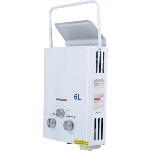 6L Propane Gas LPG Tankless Instant Hot Water Heater Boiler with Shower Head CE / ISO Approved
