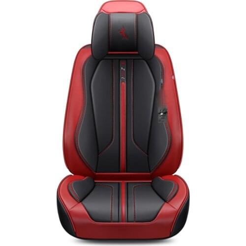 For Mazda 3/6/2 MX-5 CX-5 CX-7 3D Full Surround Design Sports Cushions Leather Black Red Orange Blue White Car Seat Covers