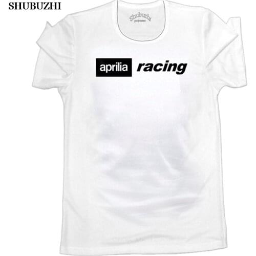 Aprilia logo tshirt men motorbike red cotton t-shirt mens top tees summer style tops new fashion clothes tshirts