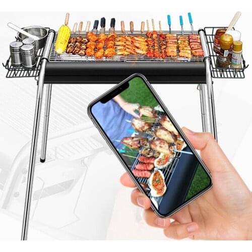 From stainless steel home to outdoor barbecue tool coal barbecue tool, complete set of outdoor carbon stove