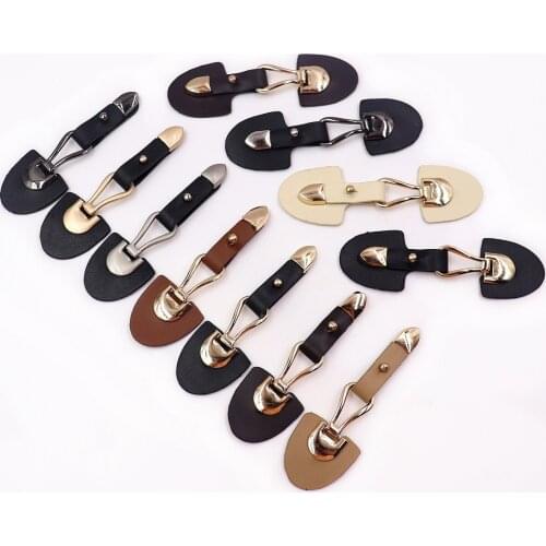 Button button monopoly windbreaker coat button high-end leather metal buckle sweater coat windbreaker belt leather buckle