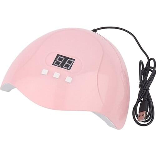 54W UV LED Lamp 18Pcs LEDs Nail Dryer Lamp for Curing All Types Nail Gels Polish Nail Art Tool with 30S/60S/90S Timer