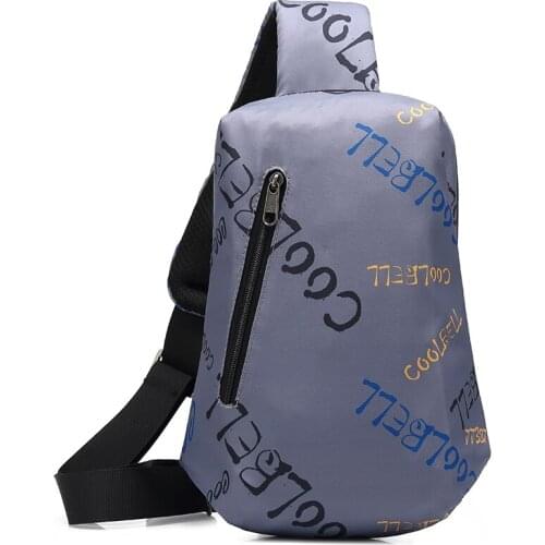 Mens and womens multi-functional large capacity new outdoor anti-theft chest bag single shoulder slant span small bag