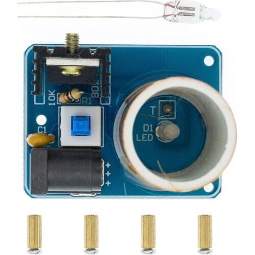 10PCS BD243 Mini Tesla Coil Kit Magic Props DIY Parts Empty Lights Technology Diy Electronics BD243C