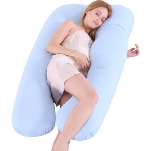 New Sleeping Support Pillow For Pregnant Women Body Cotton Pillow U Shape Maternity Pillows Pregnancy Side Sleepers Pillow