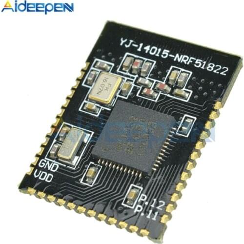 NRF51822 Wireless Bluetooth 4.0 2.4G Module 1.8V-3.6V RF transceiver For ULP SPI I2C UART Interface Compatible NRF24L Series