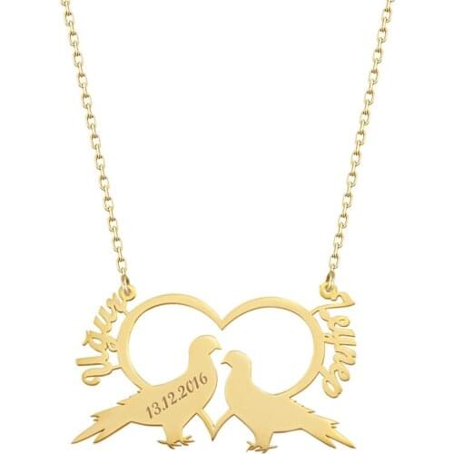 Sterling silver Heart Is Necklace DN153