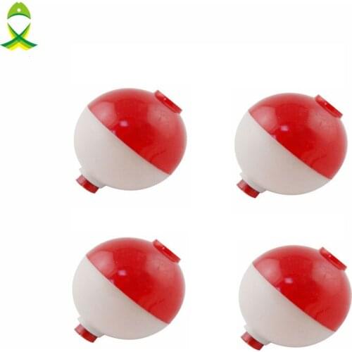 JSM 4 pcs/lot 1 inch size Fishing Bobber Buoy Float Sea Fishing floats plastic Floats for fishing vissen dobbers