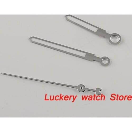 Silver colour watch hands fit for Miyota 8215 821A ;MingZhu dg2813/3804 Automatic Movement-Z37