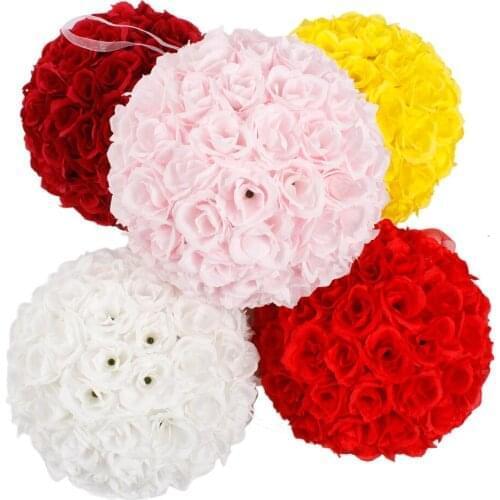 Wedding flowers for bridesmaids wine color wedding decoration ballswhite silk flowers with stems