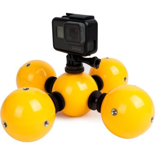Waterproof Action Camera Floating Ball with Adatper for GoPro Hero 5/5 Session/4/4S/3/3 S Sjcam S4000 Eken H9/H9R