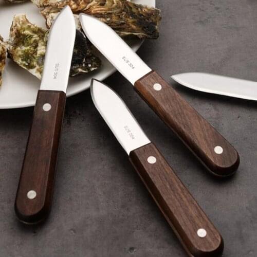 Oyster Knife 304 Stainless Steel Multifunction with Scallop Opener for processing seafood shells