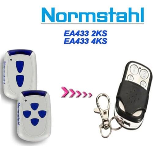 2pcs For Normstahl EA433 2KS, EA433 4KS 433,92Mhz Rolling code remote control very good