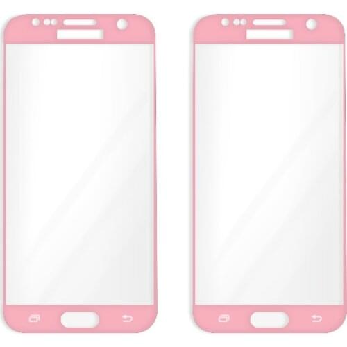 Full Curved 3D Screen Protector For Samsung S7 G9300 Tempered Glass Sheet Film Black White Pink Gold Blue Silver