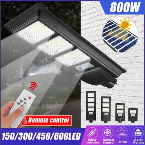 200/400/600/800W LED Solar Light Outdoor Solar Lamp Powered Wall Light Waterproof PIR Motion Sensor Street Light for Garden Yard