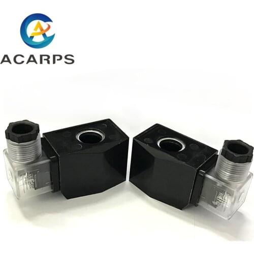3/8" 1/2" 3/4" 1" 1-1/4" IP65 Waterproof Normally Closed Solenoid Valve Coil With LED Indicator 220VAC 12VDC 24VDC