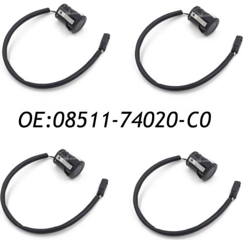 4PCS 08511-74020-C0 PDC Parking Sensor Bumper Reverse Assist Radar For Toyota 08511-74020