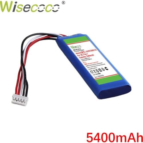 WISECOCO 5400mAh GSP872693 01 Battery For J BL Flip 4 Flip 4 Special Edition High Quality +Track Code