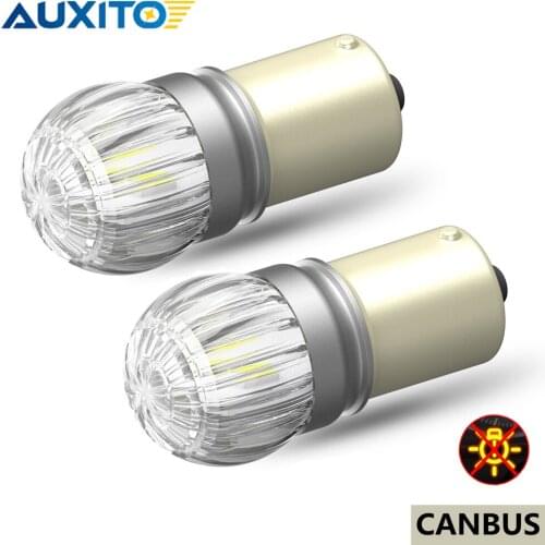 AUXITO 2x 1156 P21W Led Super Bright Driving Running Lamp for Suzuki Forenza Land Rover Range Volvo Lada Volkswagen BA15S Bulbs