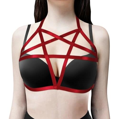 Bdsm Garter Harness Bra Stockings Plump Womens Underwear Body Belts Goth Sexy Lingerie Gothic Clothes Erotic Harness Fashion