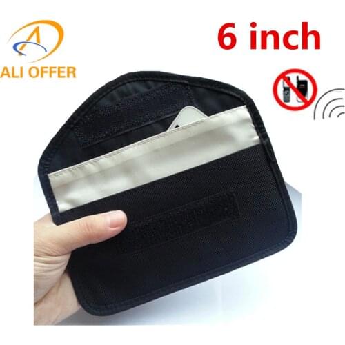Mobile Phone RF Signal Shielding Block Jammer Bag Pouch Case 6" for iPhone 6S 6 Plus SE Anti-Degaussing Anti-Radiation Pregnants
