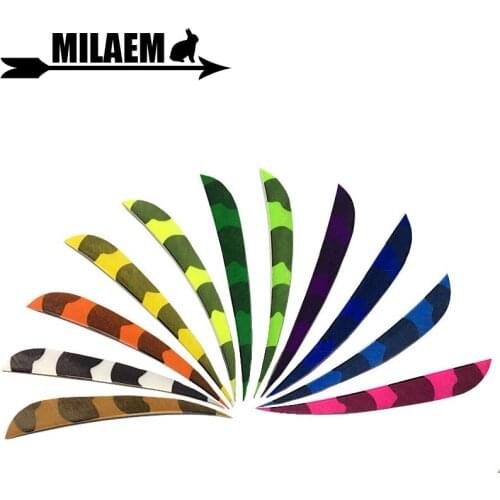 50pcs 5 inch Archery Turkey Feathers Drop Shape Arrow Fletching Right Wing Shooting Wooden Bamboow Arrow Shaft Accessories
