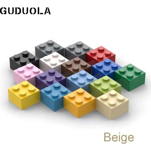 Guduola Building Block Parts 3003 Brick 2x2 Small Particle MOC Build Assembly block Toys Foundation brick high brick 30pcs/lot