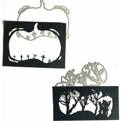 Halloween Pumpkin Metal Cutting Dies Stencil DIY Scrapbooking Album Paper Card Template Mold Embossing Craft Decoration
