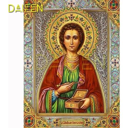 Full Round Diamond mosaic Virgin Mary Full Square Diamond embroidery Virgin Mary religion DIY 3D Diamond painting Cross stitch