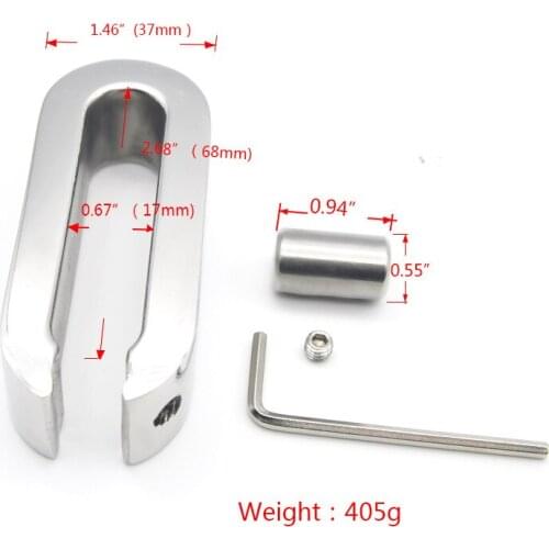 Mens Inflated Oblate Scrotal Pendant Penis Lengthening Restraint Weight-bearing Dumbbell Penis Enlargement Exerciser Sex Shop