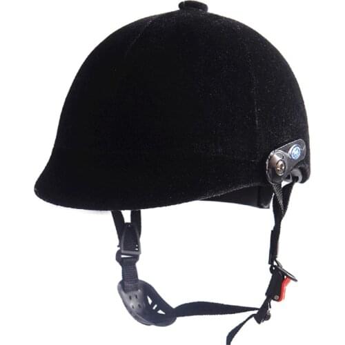 Half-covered Horse Riding Helmet Horse Racing Cap Equestrian Adjustable 54-60cm Horse Safety Equipment