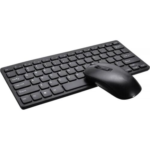 Laptop PC Wireless Keyboard + Mouse Combo Set USB 2.4GHZ Computer Office Supplies 10M Black/White