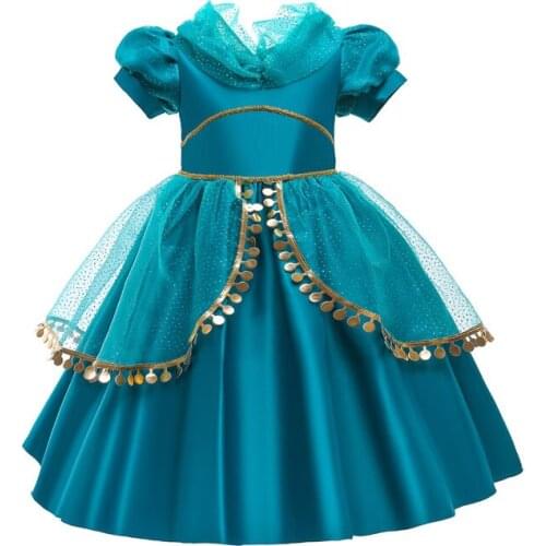 New Cute Wedding Girls Dress Summer Girls Dresses Fancy Flower Princess Dress Toddler Tutu Baby Girls Tulle Dress Casual Wear