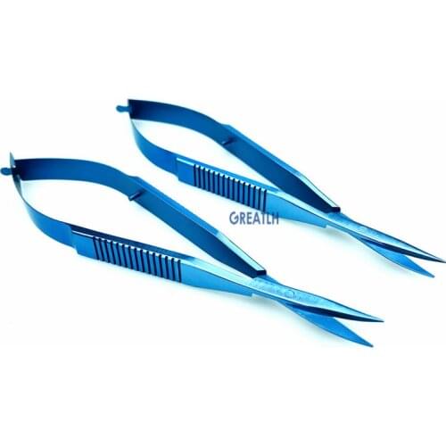 Titanium 21mm Westcott Tenotomy Scissor Blunt Tips Veterinary Ophthalmic Microsurgery Instrument