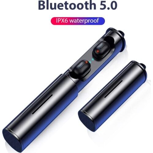 TWS T1 Bluetooth Earphone 5.0 Earphone Wireless Earbuds In-ear Earphones 3D Stereo IPX6 Waterproof Earphones Headset Bluetooth