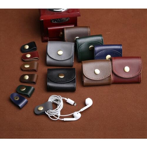 Vintage Genuine Leather Mini Wallet Men Women Kids Girls Fashion Coin Purse Multifunctional Small Coin Bag Key Pocket Wallets